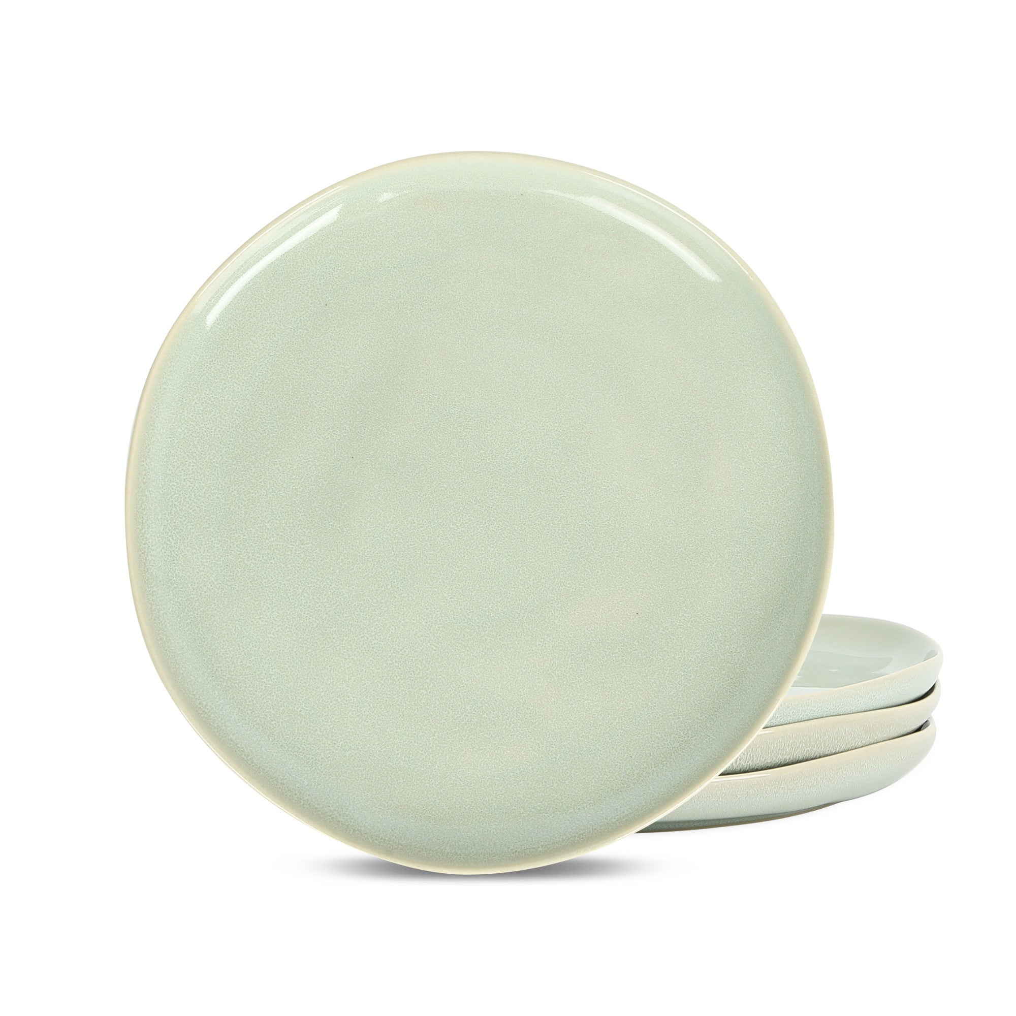 mercvo mercvoware Dinner Plate mercvo in Light Green - High - Quality Ceramic, Multiple Sizes, Microwave & Dishwasher Safe