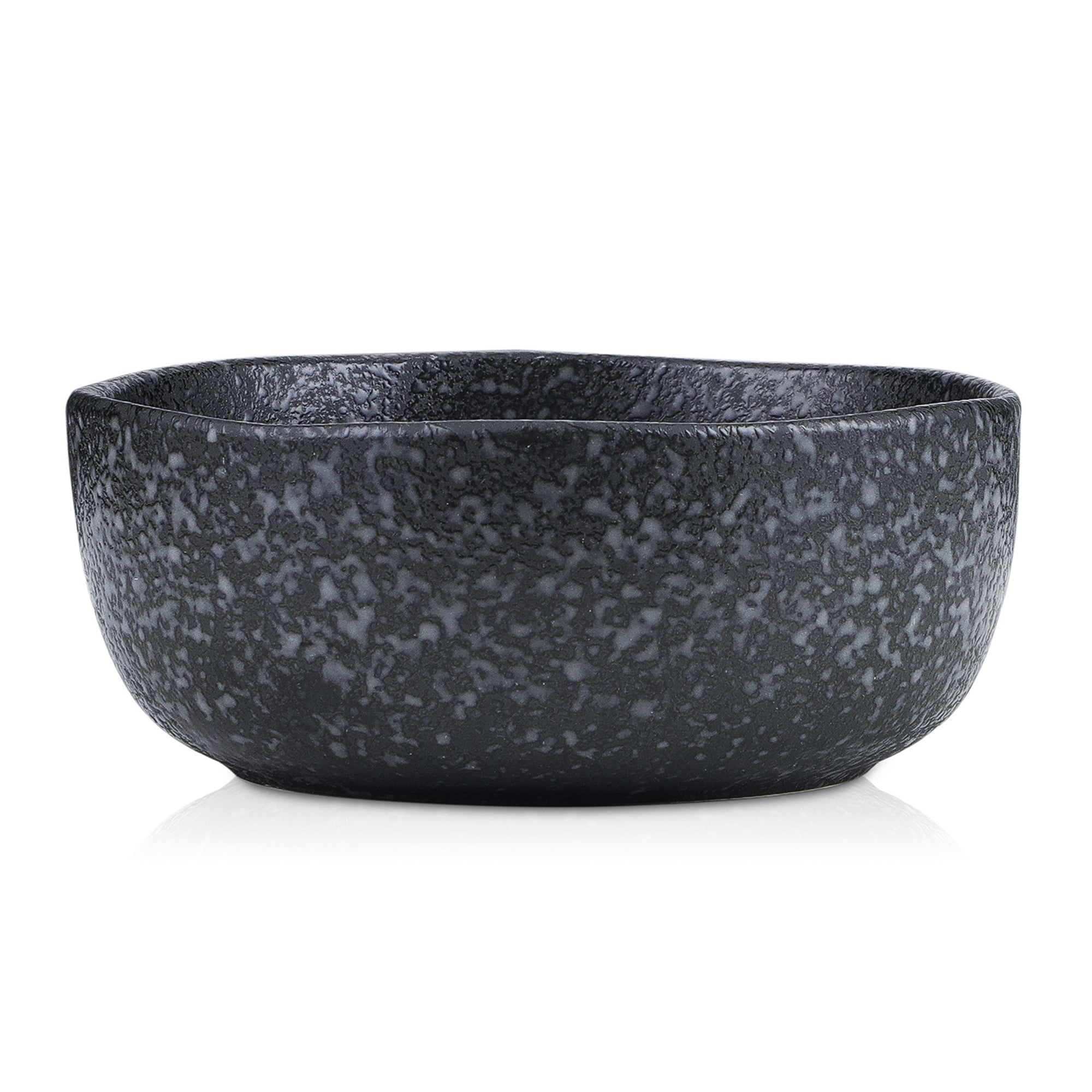 mercvo mercvoware Bowl - Black And White Reflection: 4 - Piece mercvo of Rustic, Versatile Ceramic Bowls for Kitchen Use