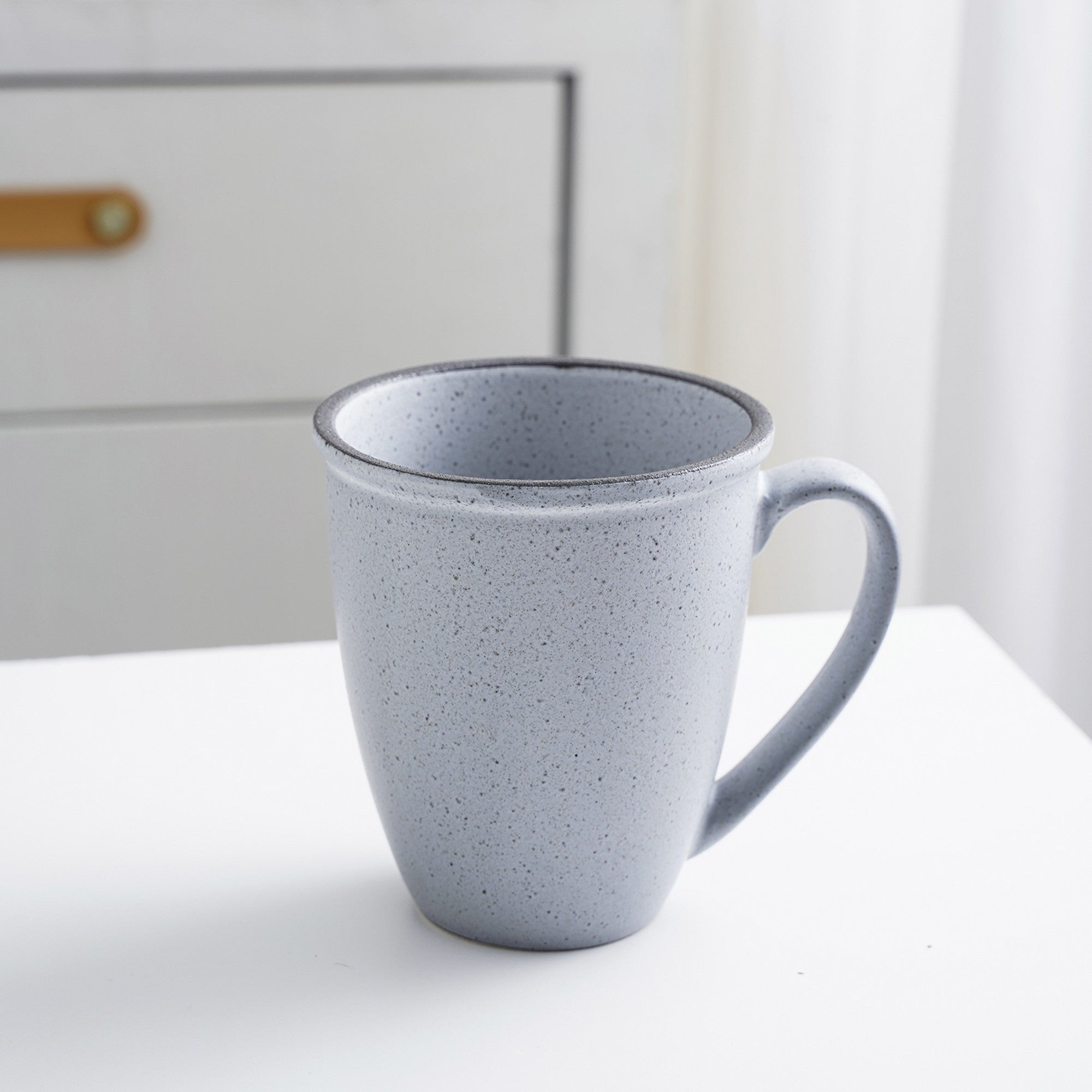 mercvo mercvoware Mug - Blue And Gray: 4 - Piece mercvo of Rustic, Versatile Ceramic Mugs for All Seasons