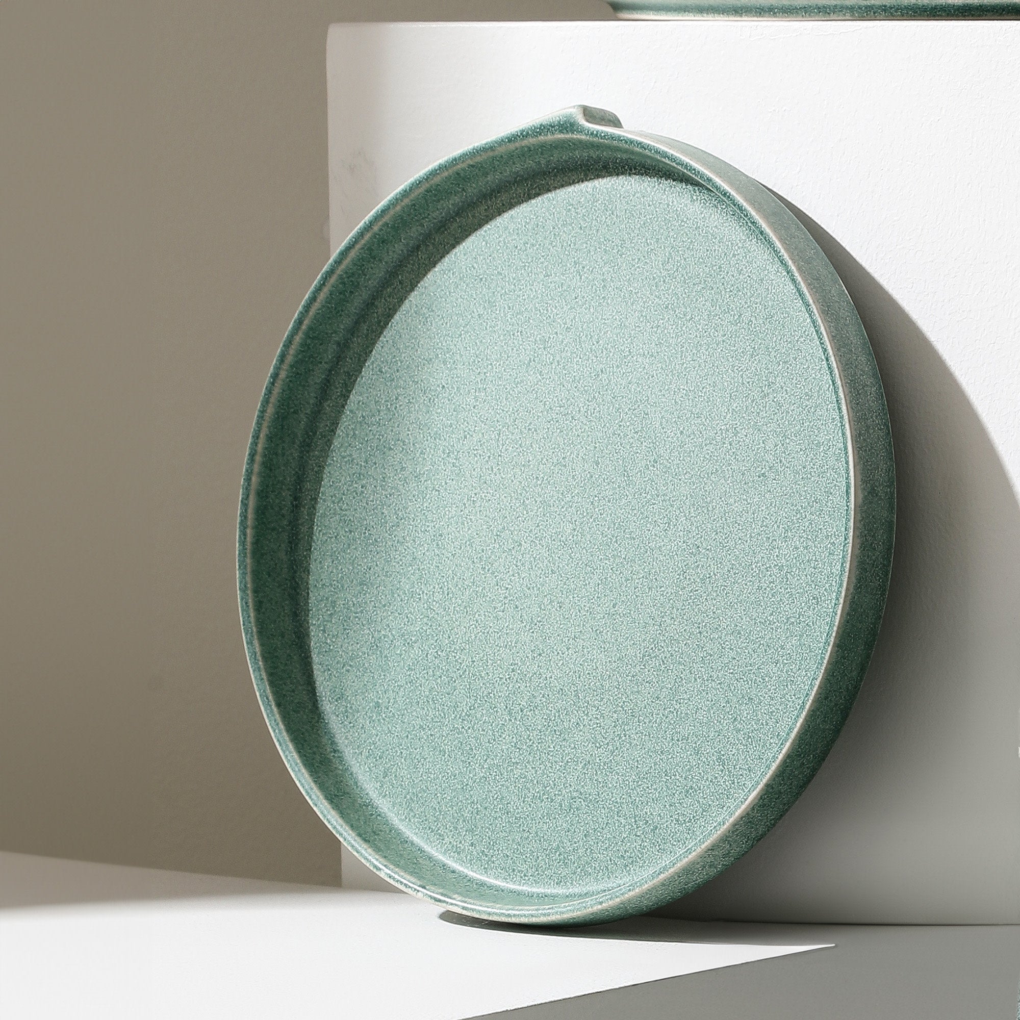 mercvo mercvoware Salad Plate - Green: A Versatile, High - Quality Ceramic mercvo for Dining and Decor with Unique Design Features