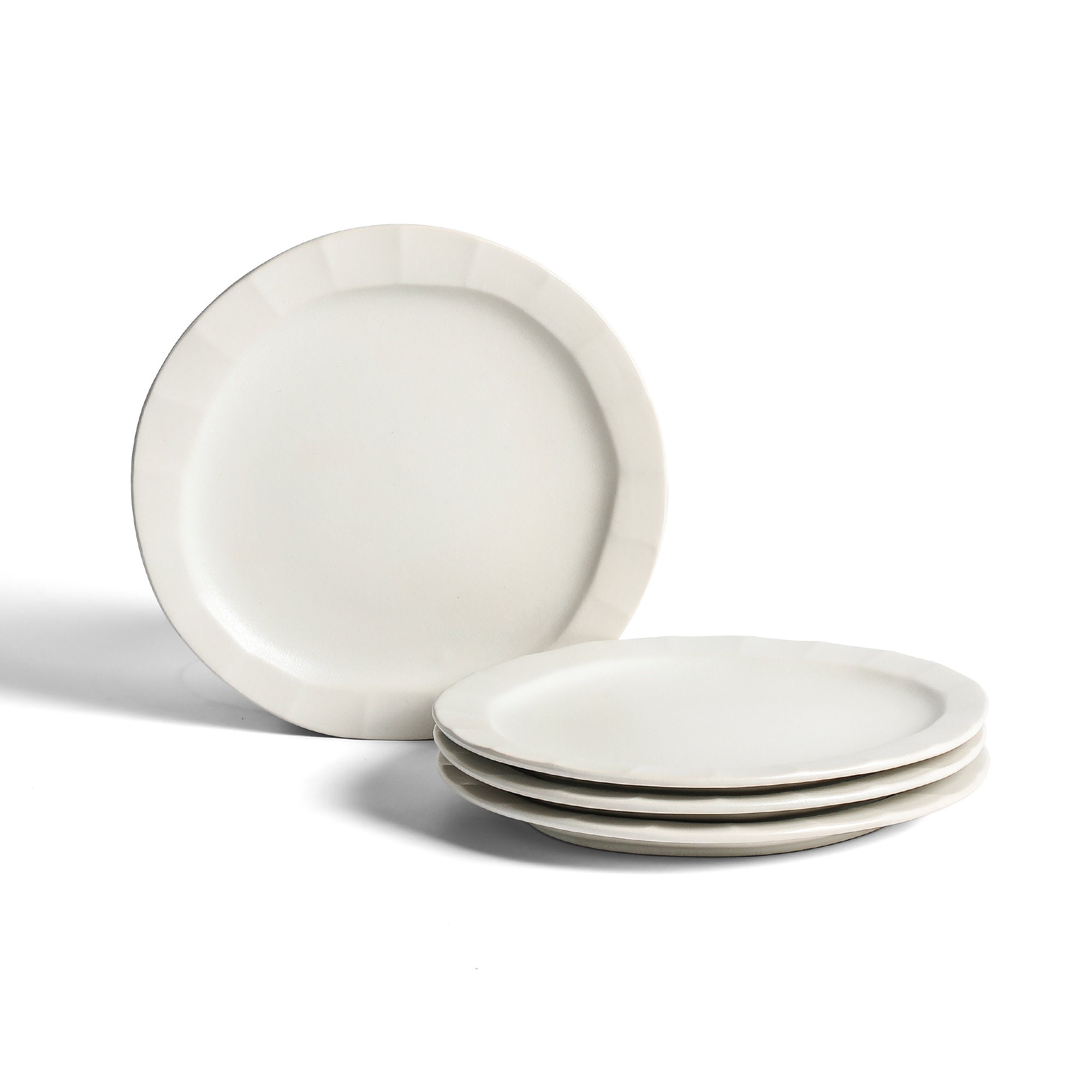 mercvo mercvoware Salad Plate - White: A Minimalist, Durable & Versatile Dinnerware for Everyday and Special Occasions