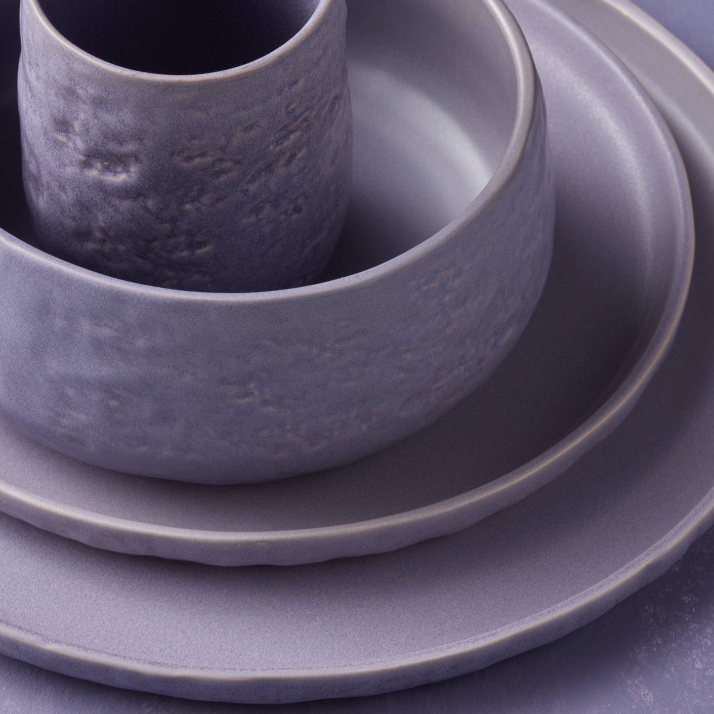 mercvo mercvoware Dinnerware mercvo - Lavender: Microwave & Dishwasher Safe, Service for 4 or 8, Ideal for Any Occasion