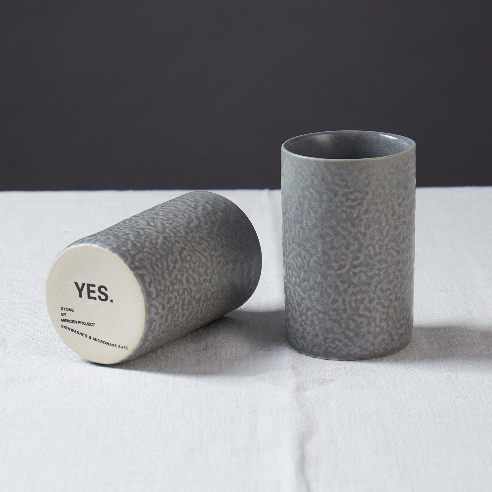 mercvo mercvoware Dinnerware mercvo in Grey - Service for 4 or 8, Dishwasher & Microwave Safe, Stackable, Modern Design