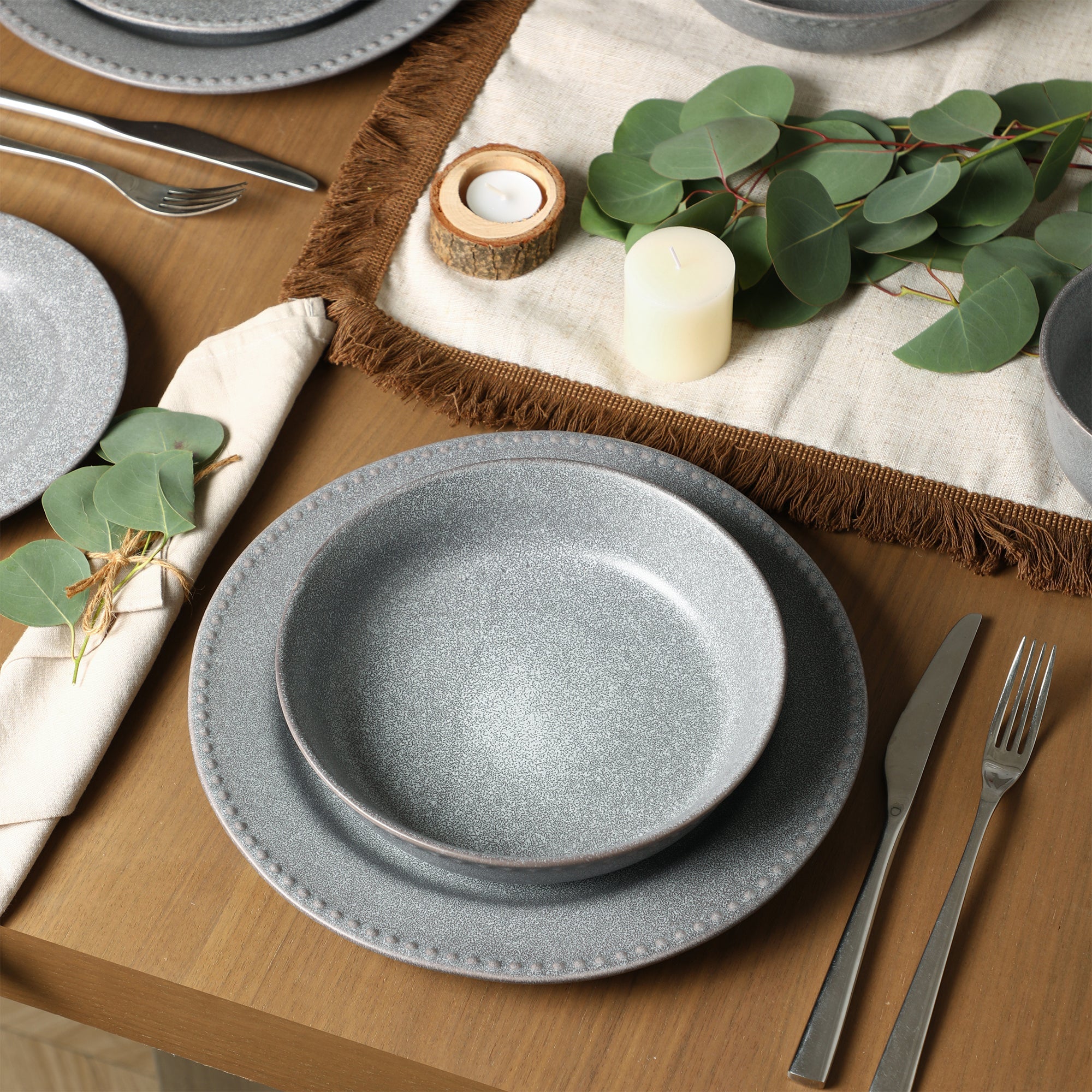 mercvo mercvoware Dinner Plate mercvo - Grey: Versatile, Durable & Elegant for Any Dining Occasion
