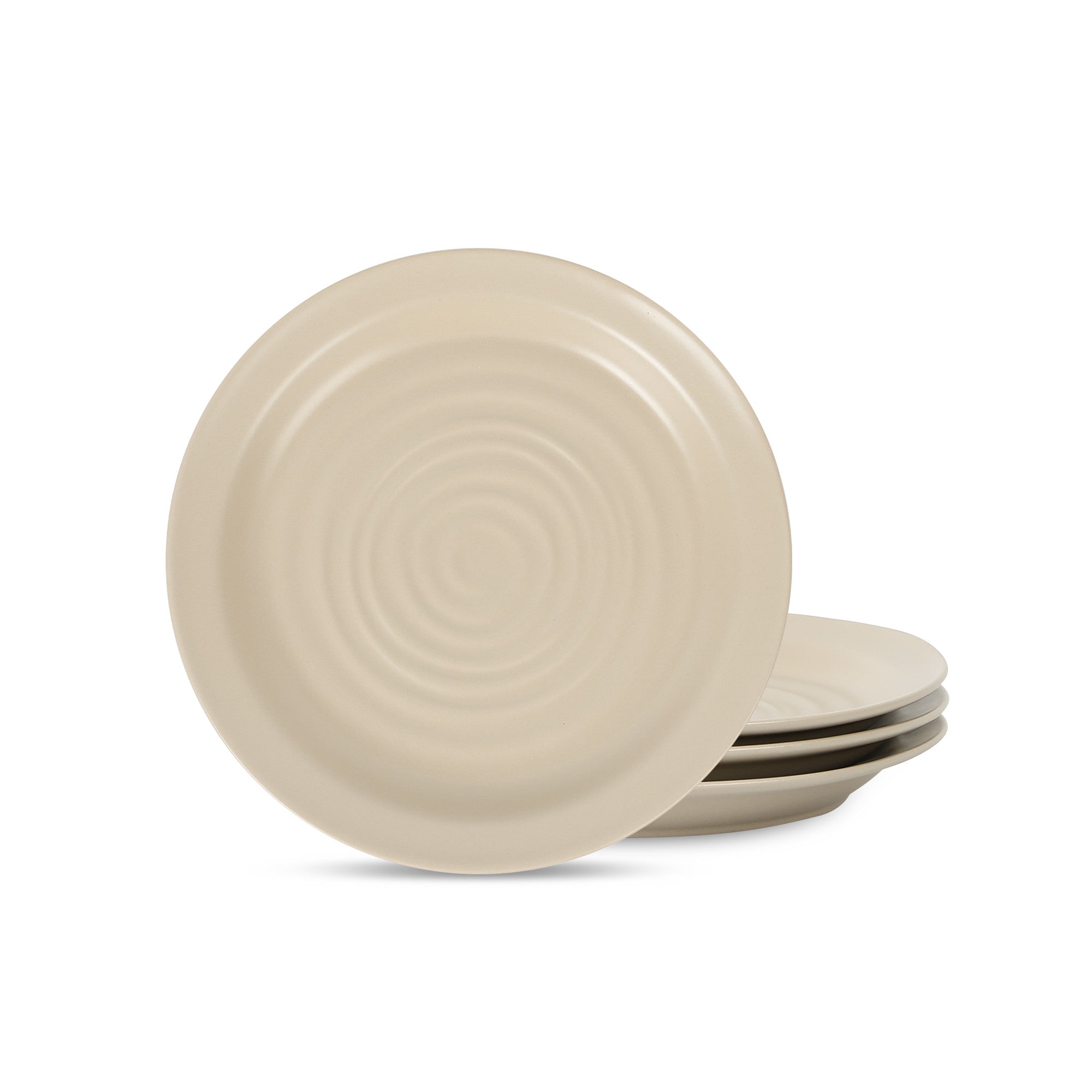 mercvo mercvoware Salad Plate - Beige: A Versatile, Stylish Ceramic Dishware for Daily and Formal Dining