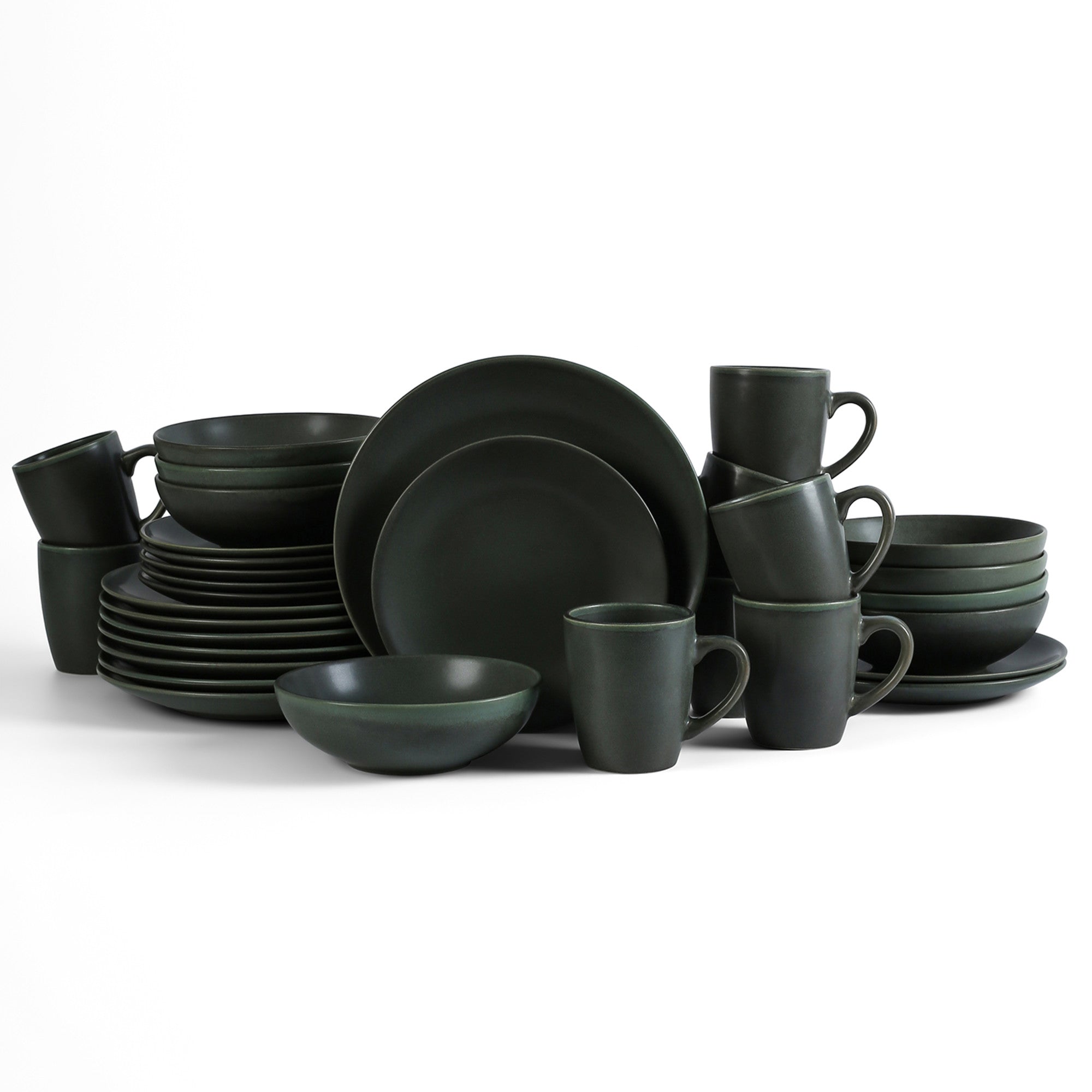 mercvo mercvoware Dinnerware mercvo in Green - High - Quality, Modern Design, Suitable for 4 or 8 People